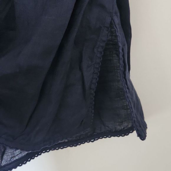 Tory BurchIssy Scallop-Trim Embroidered Tunic - Picture 8 of 9